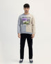 Men Color Block Sweat Shirt