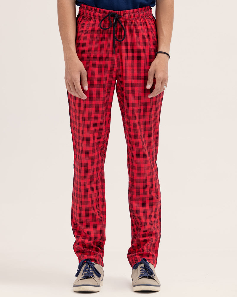 Men Plaid Trouser - Engine - Buy Now