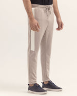 Men Biege Color Panel Straight Trouser - Engine - Buy Now