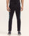 Men Black Color Terry Panel Straight Trouser For MEN - ENGINE