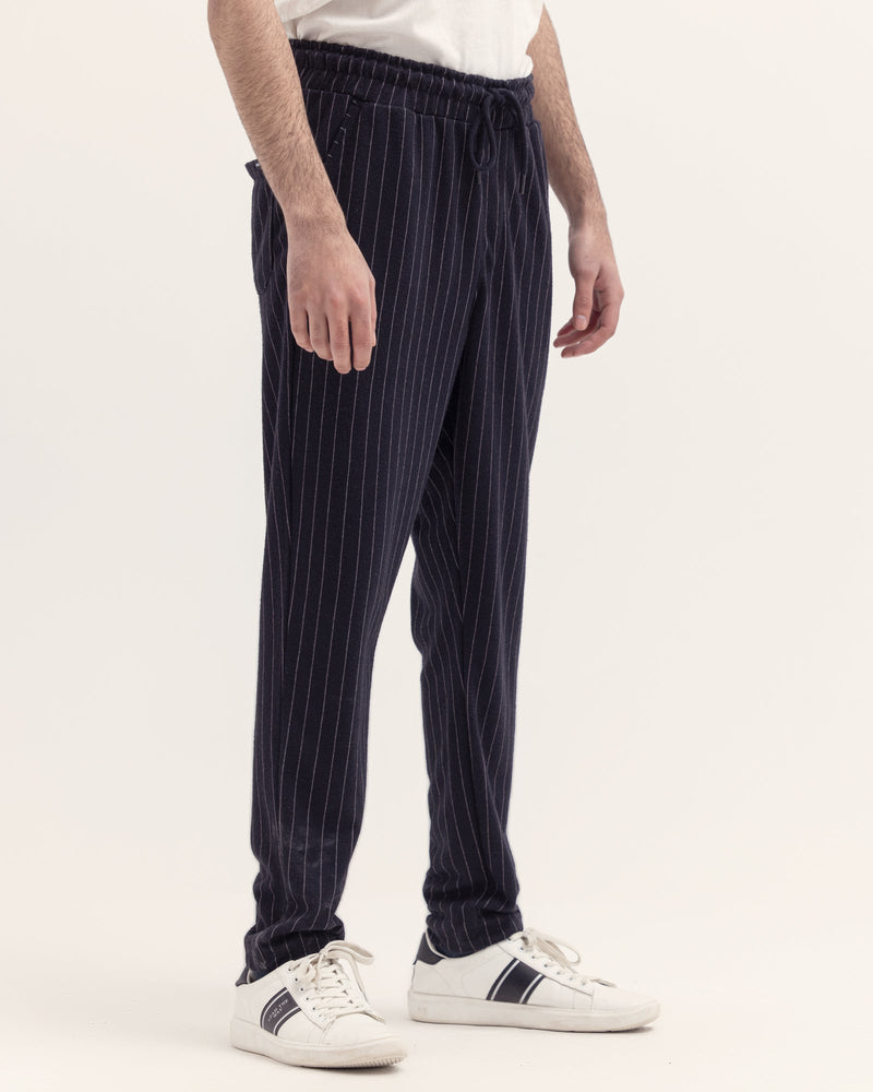 Men Black Printed Trouser - Engine - Buy Now