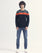 Men Color Block Sweater For MEN - ENGINE