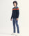 Men Color Block Sweater For MEN - ENGINE