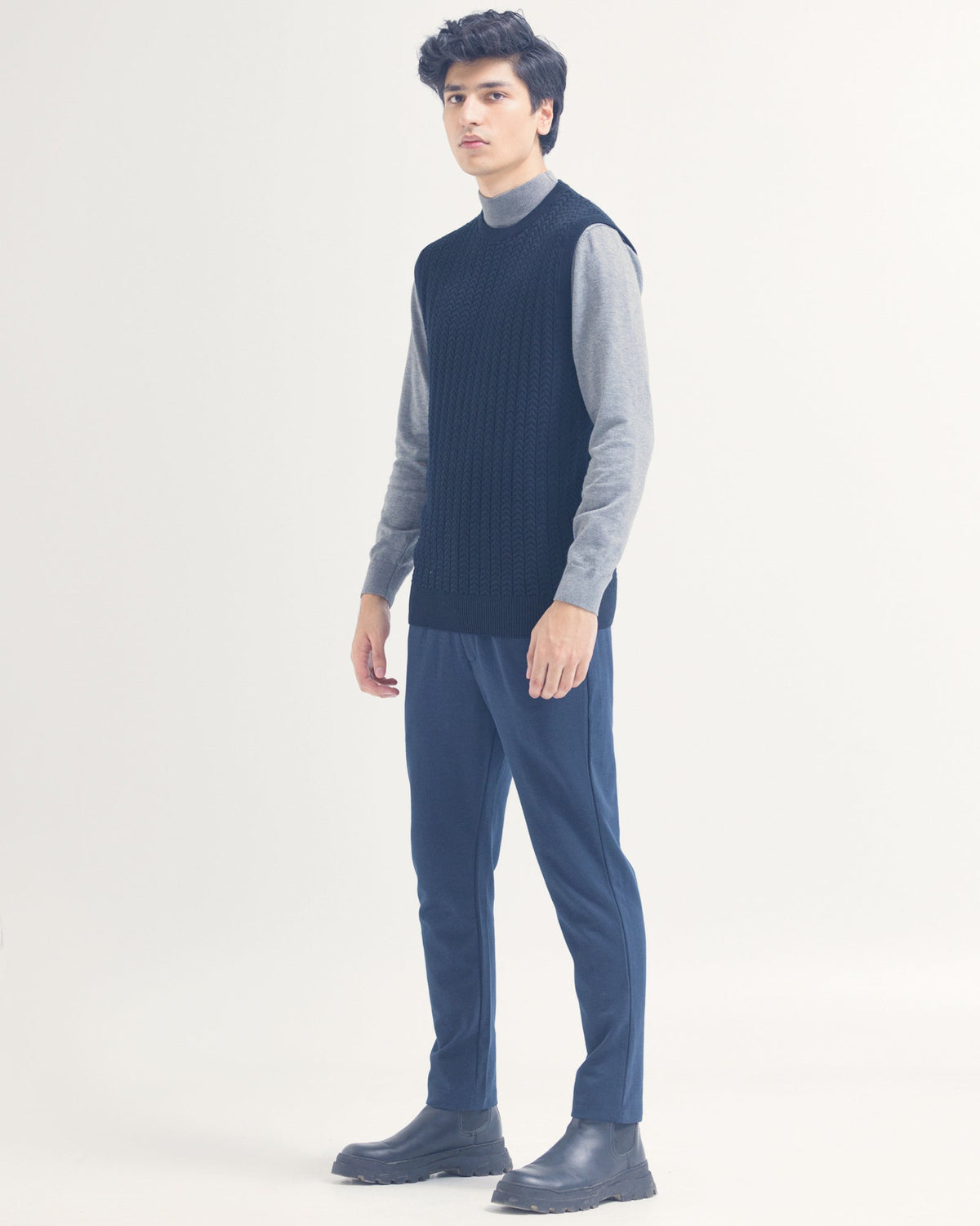 Men Sleeveless Sweater - Engine - Buy Now