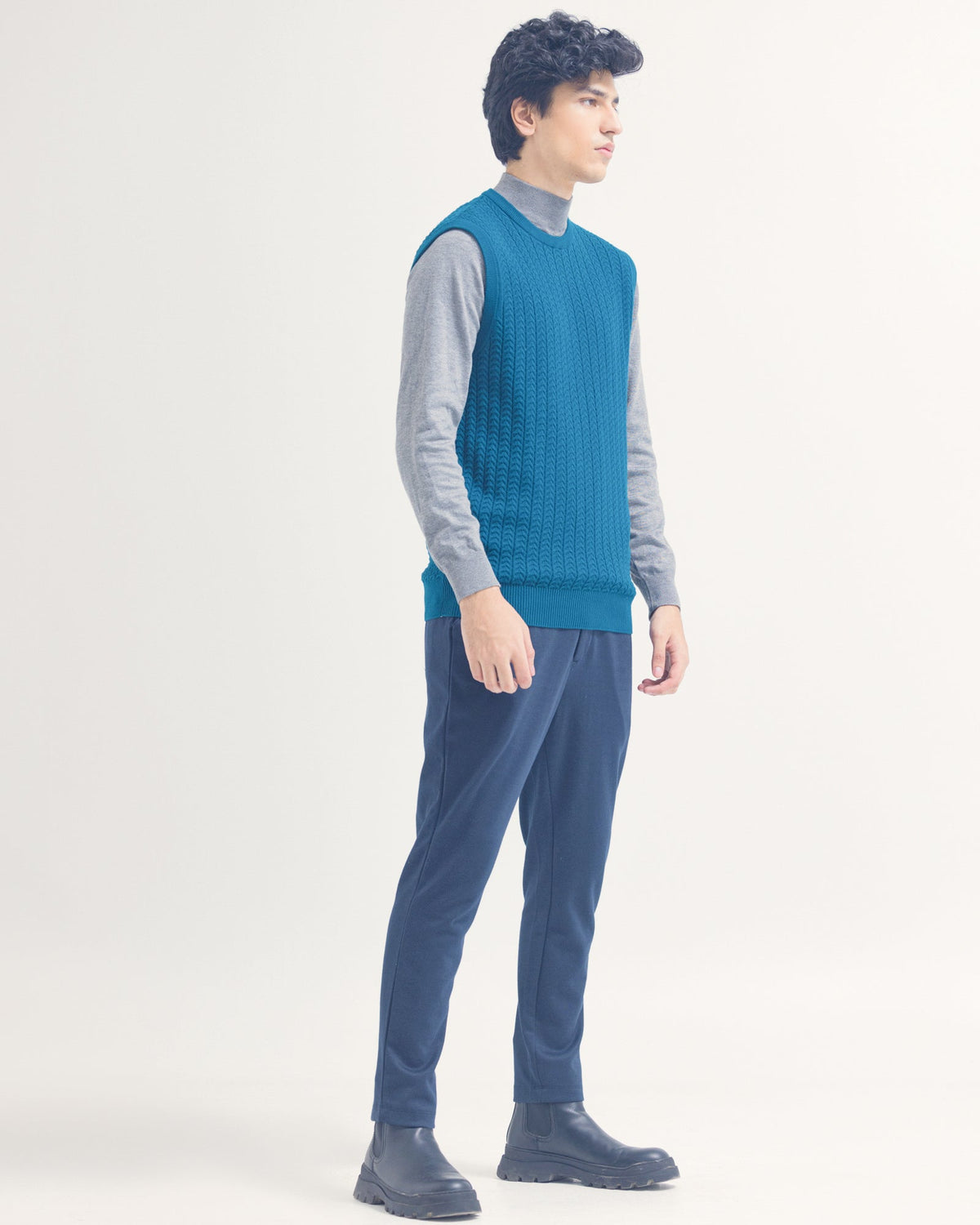 Men Sleeveless Sweater - Engine - Buy Now