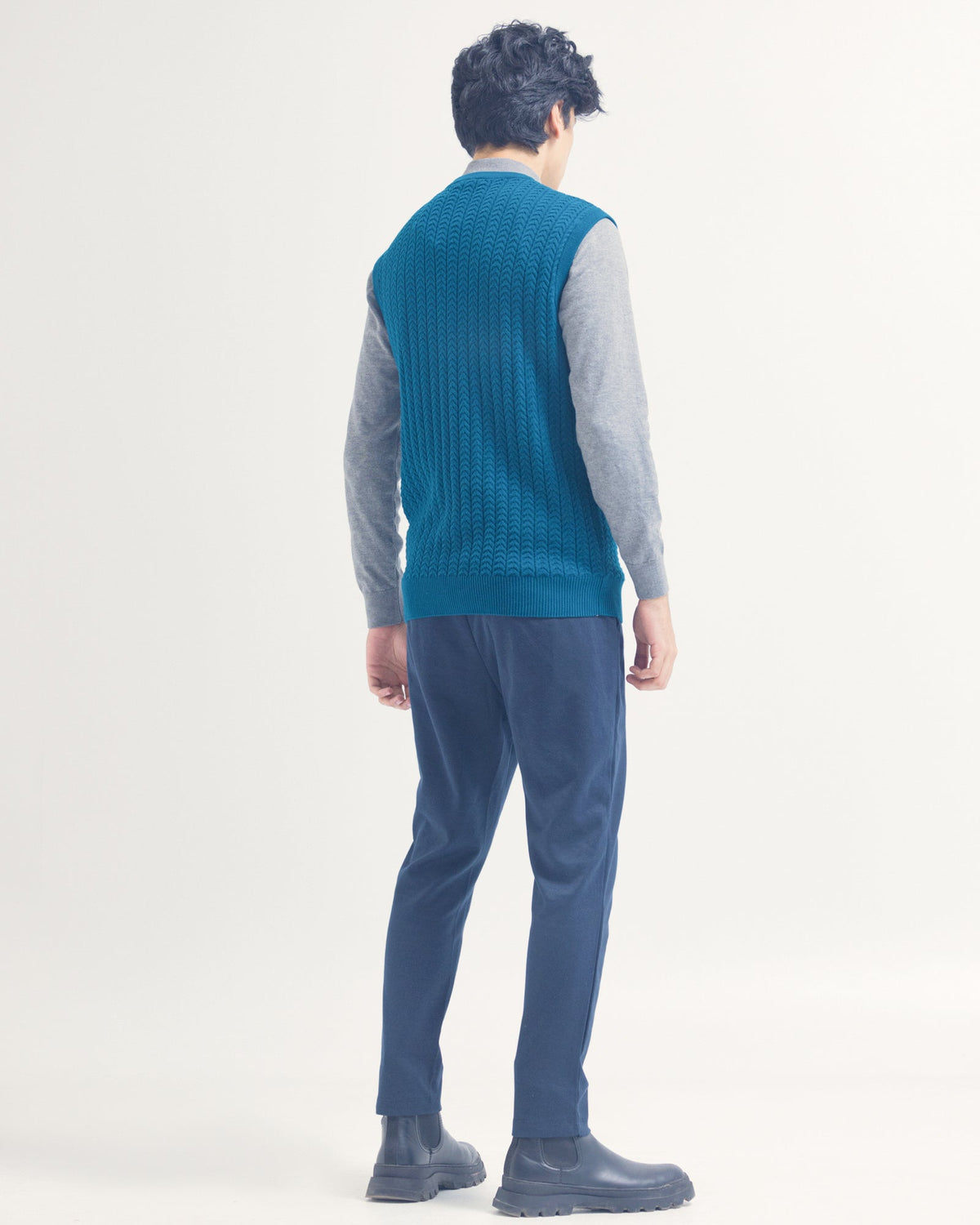 Men Sleeveless Sweater - Engine - Buy Now