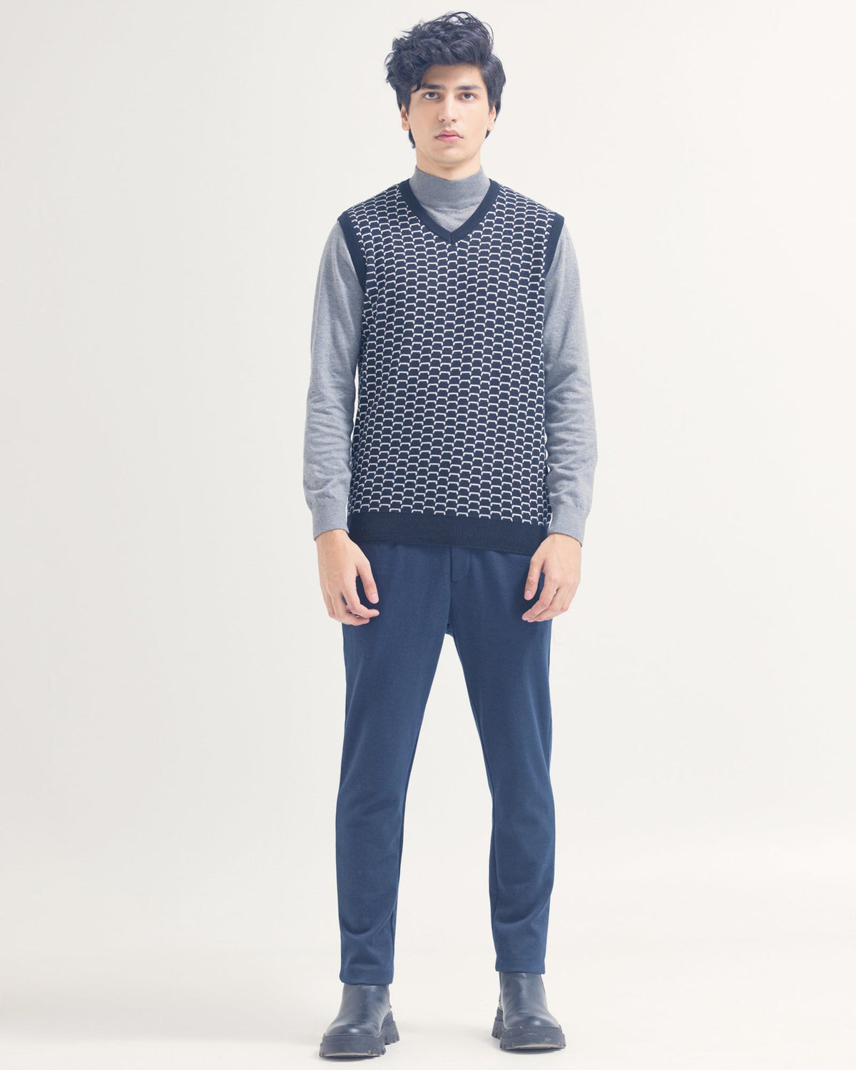 Men Sleeveless Sweater - Engine - Buy Now