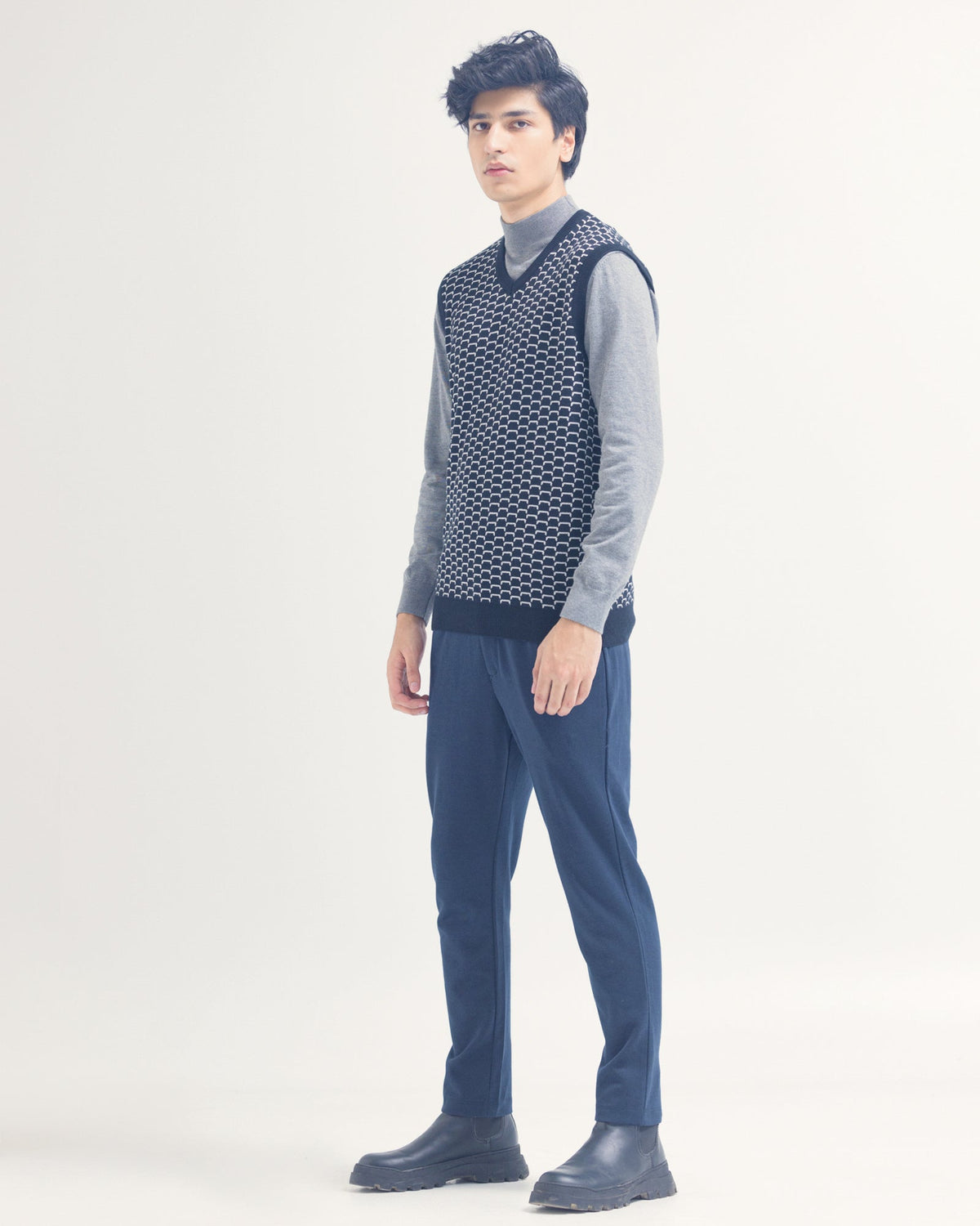 Men Sleeveless Sweater - Engine - Buy Now