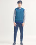 Men Navy Color Fashion Sweater