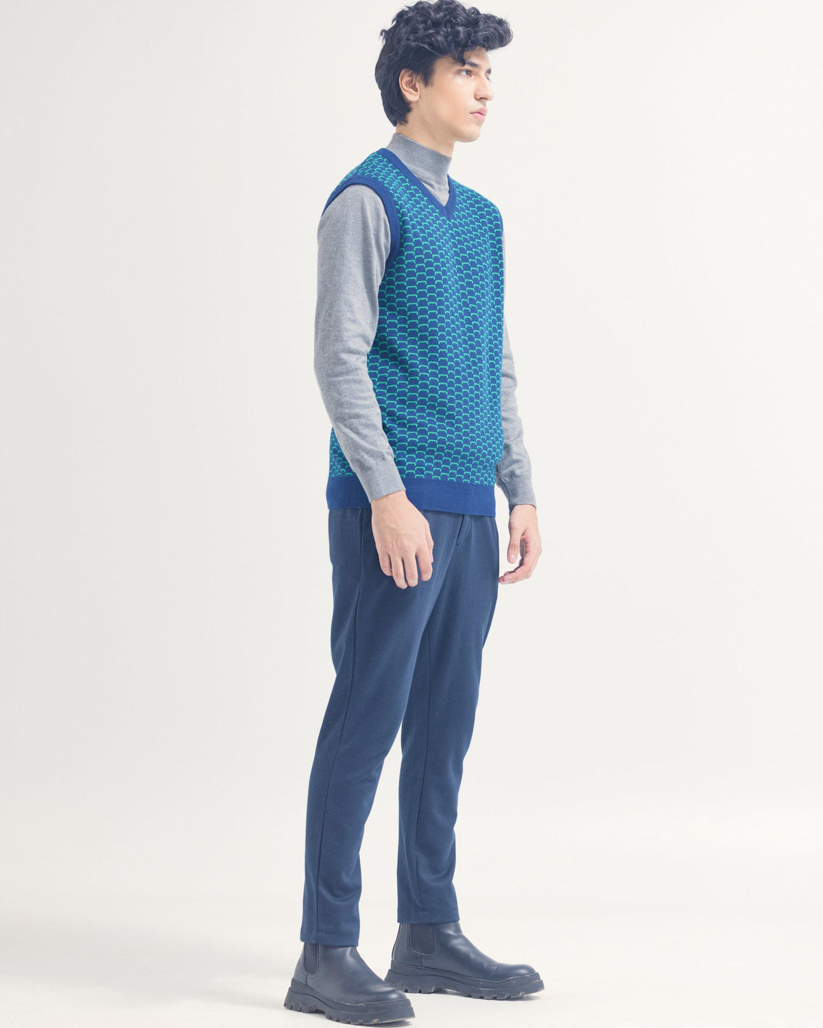 Men Sleeveless Sweater - Engine - Buy Now