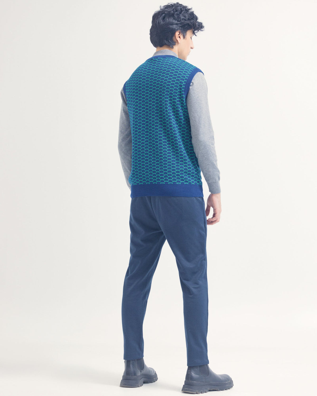Men Sleeveless Sweater - Engine - Buy Now