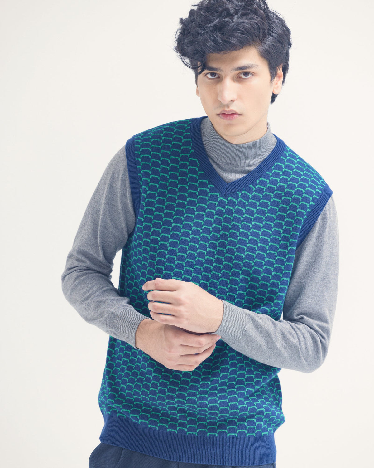 Men Sleeveless Sweater - Engine - Buy Now