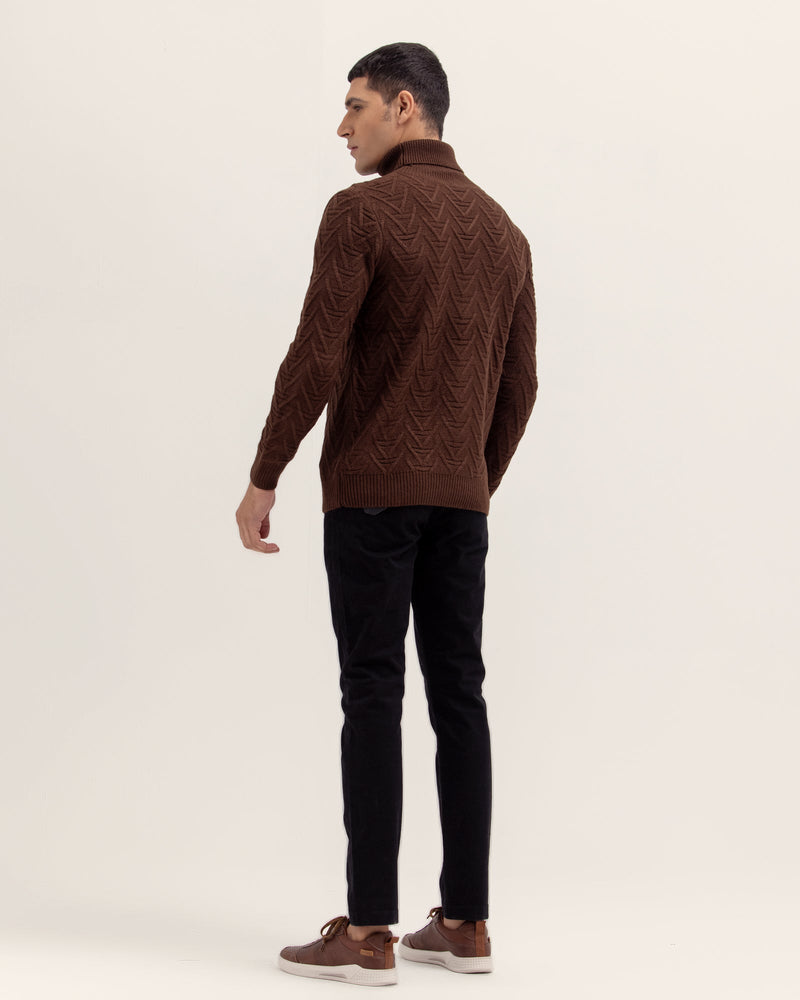 Men Mock Neck Sweater - Engine - Buy Now