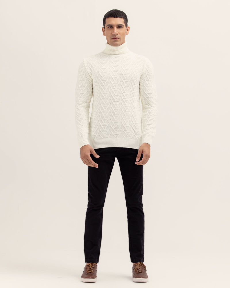 Men Mock Neck Sweater - Engine - Buy Now