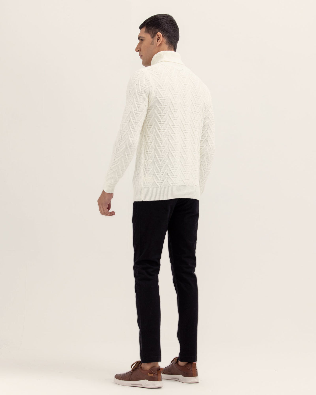 Men Mock Neck Sweater - Engine - Buy Now