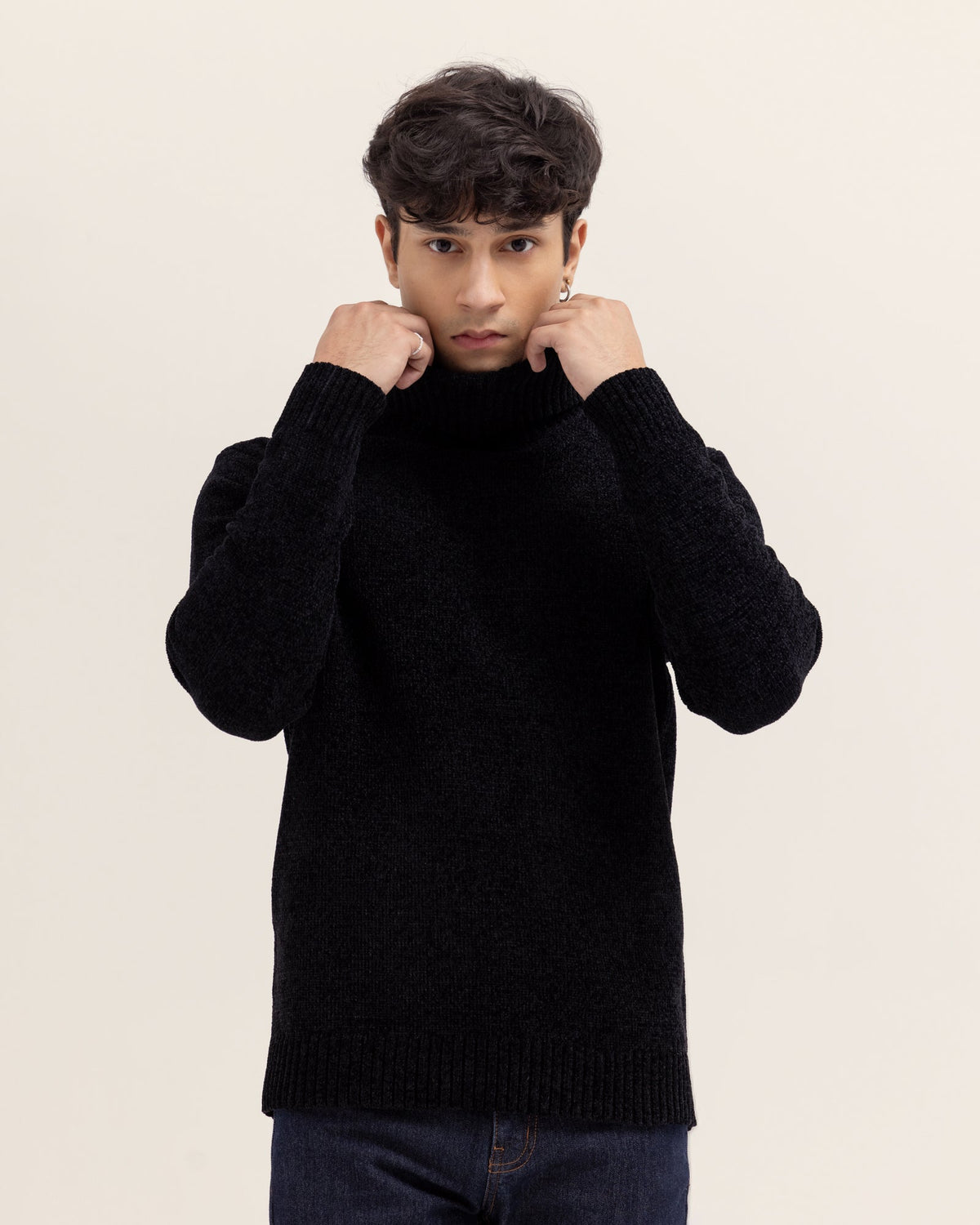 Men Mock Neck Sweater - Engine - Buy Now