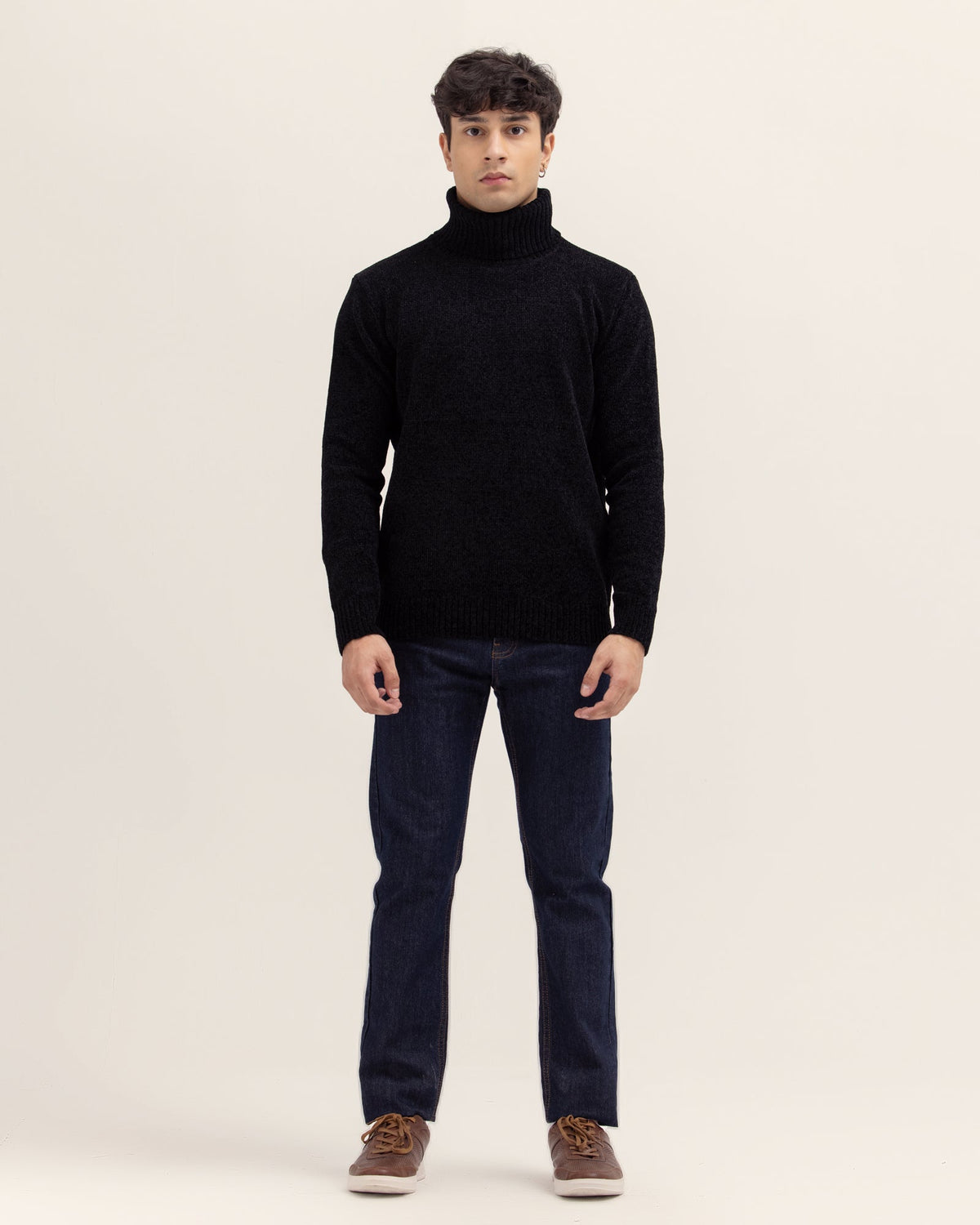 Men Mock Neck Sweater - Engine - Buy Now
