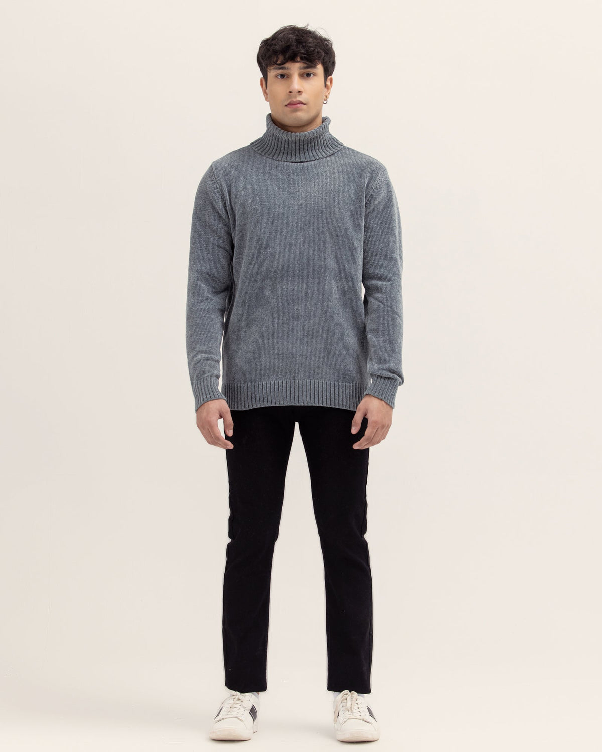 Men Mock Neck Sweater - Engine - Buy Now