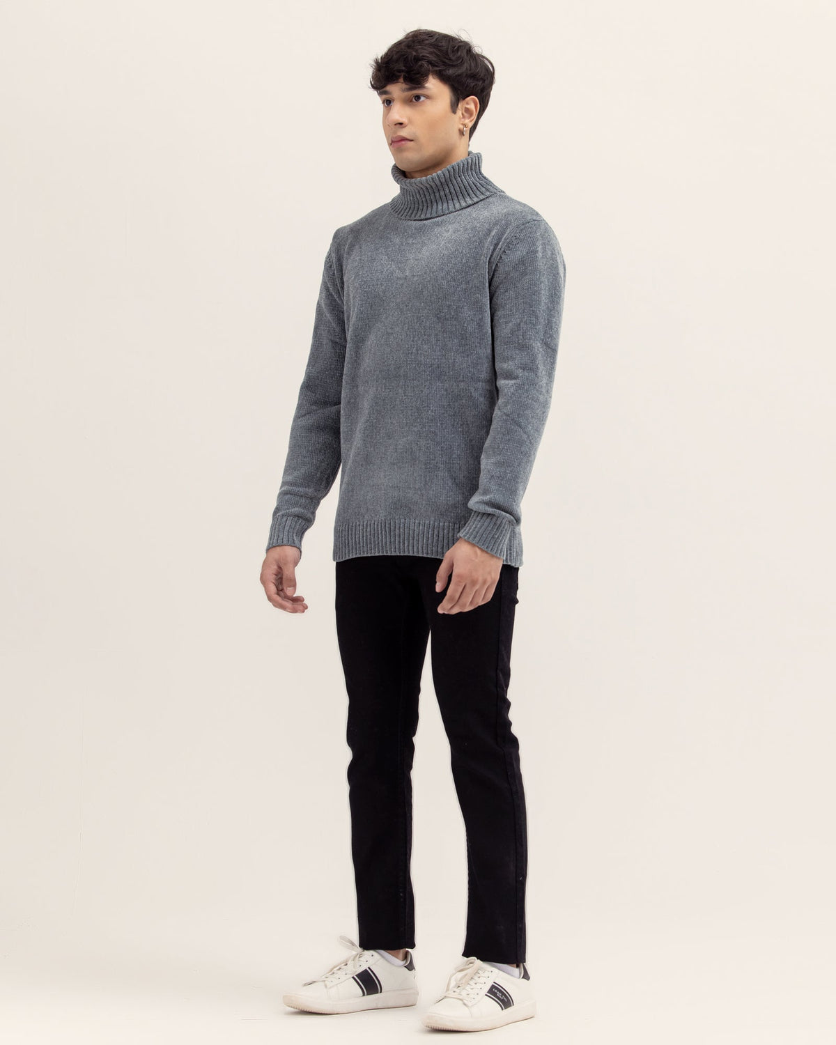Men Mock Neck Sweater - Engine - Buy Now