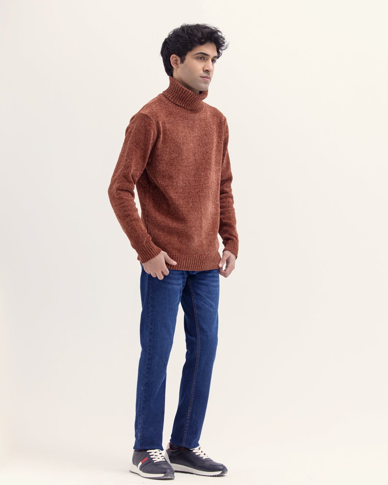 Men Mock Neck Sweater - Engine - Buy Now