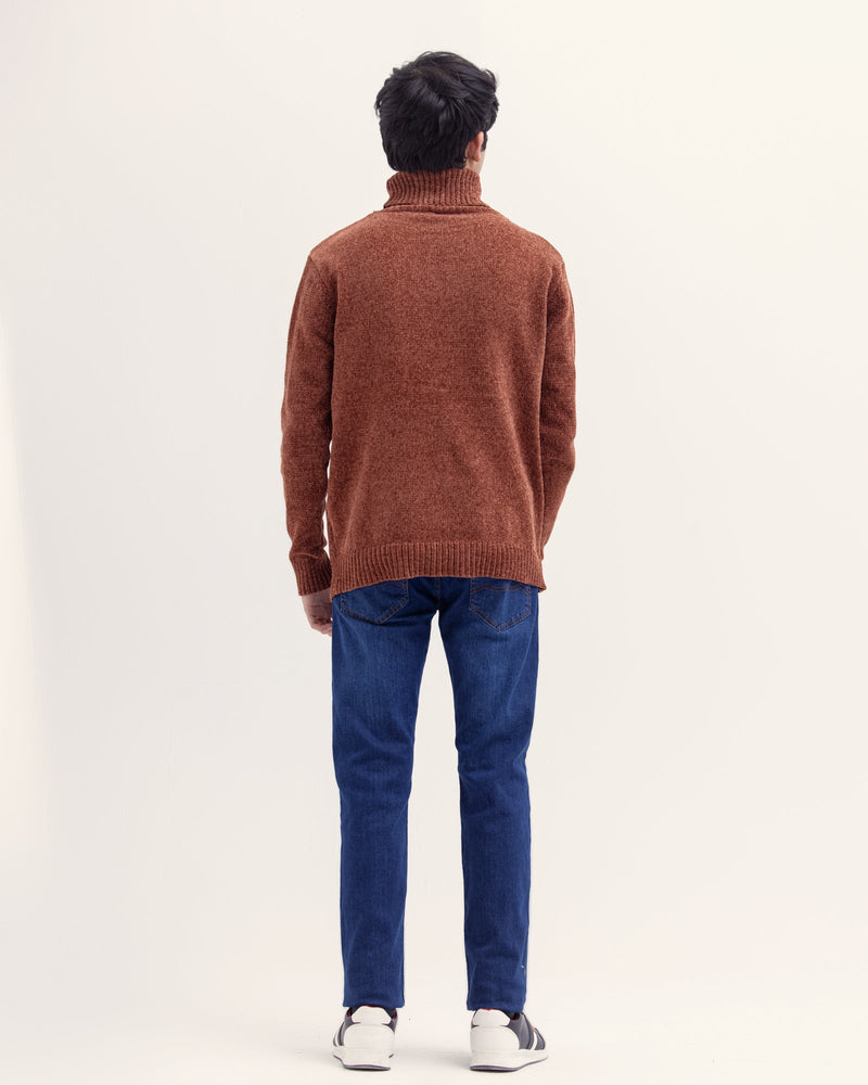 Men Mock Neck Sweater - Engine - Buy Now