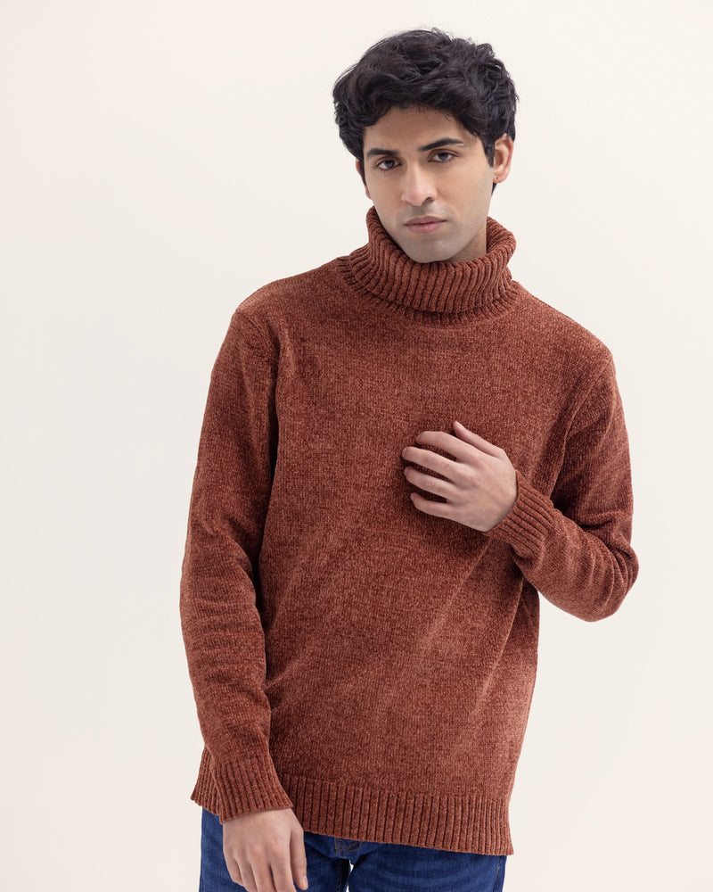 Men Mock Neck Sweater - Engine - Buy Now
