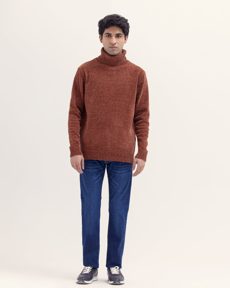 Men Mock Neck Sweater - Engine - Buy Now