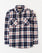 Boys Dark Navy Color Flannel Long Sleeve Check Causal Shirt For BOYS - ENGINE