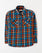 Boys Orange Color Flannel Long Sleeve Check Causal Shirt For BOYS - ENGINE