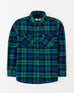 Boys Blue Color Flannel Long Sleeve Check Causal Shirt