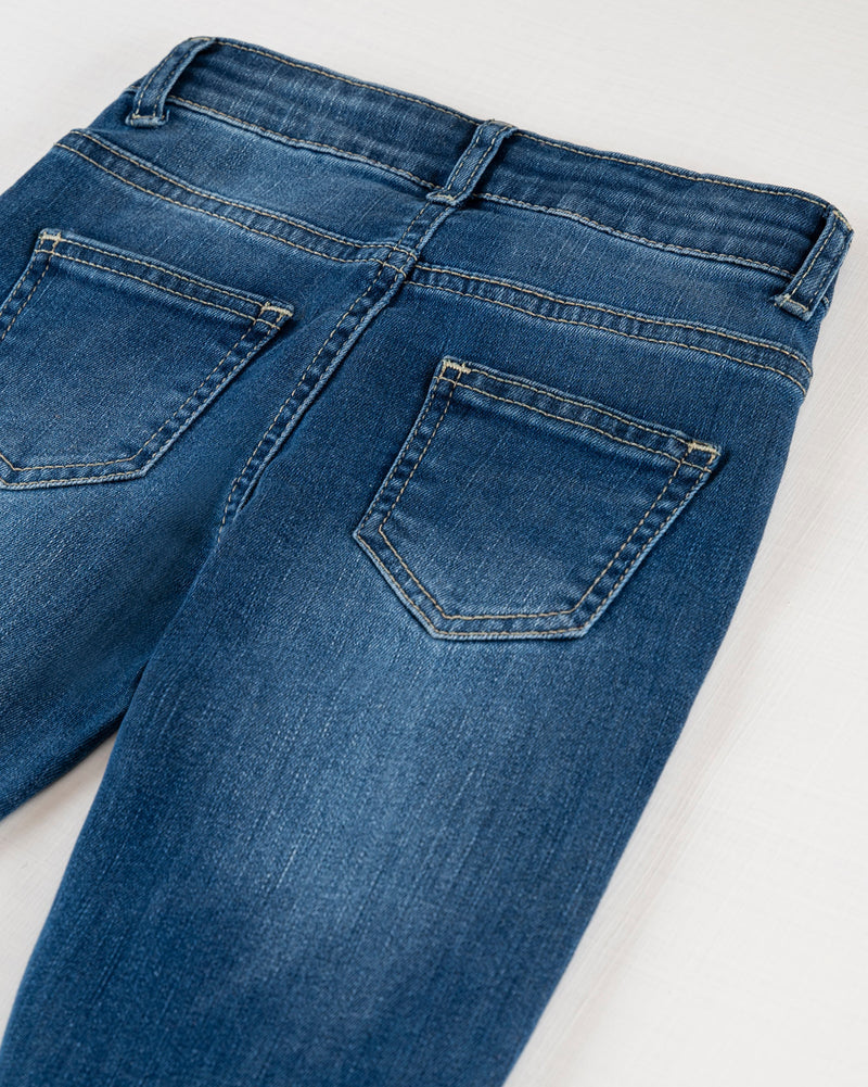 Girls Blue Color Slim Fit Denim - Engine - Buy Now
