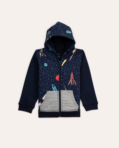 Boys Fashion Zipper Thru Upper