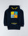 Baby Boy Navy Color Fashion Hoodies Upper For BOYS - ENGINE