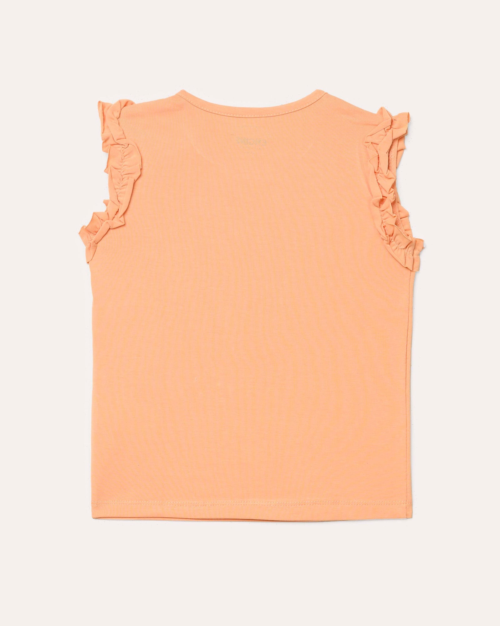 Graphic Tee  With Frill Detail Around Armhole For GIRLS - ENGINE