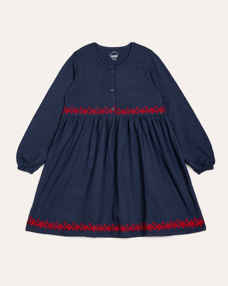 Girls Navy Color Knit Top - Engine - Buy Now