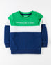 Boys Green Color Terry Fashion Sweatshirt