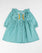 Baby Girl Sea Green Color Dress Woven Top For GIRLS - ENGINE