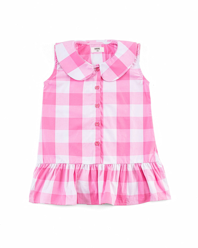 Girls Check Button Down Top - Engine - Buy Now