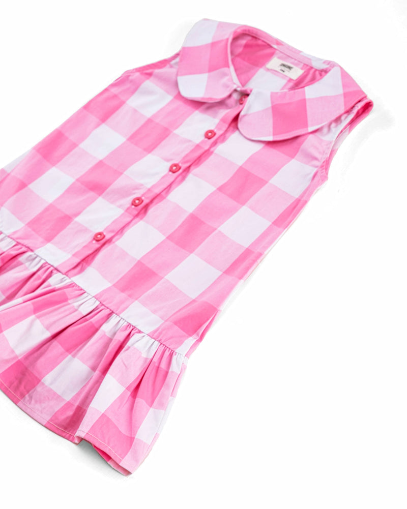 Girls Check Button Down Top - Engine - Buy Now