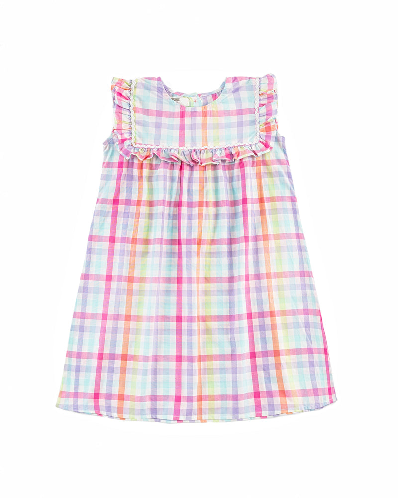 Girls Checkered Frill Top - Engine - Buy Now