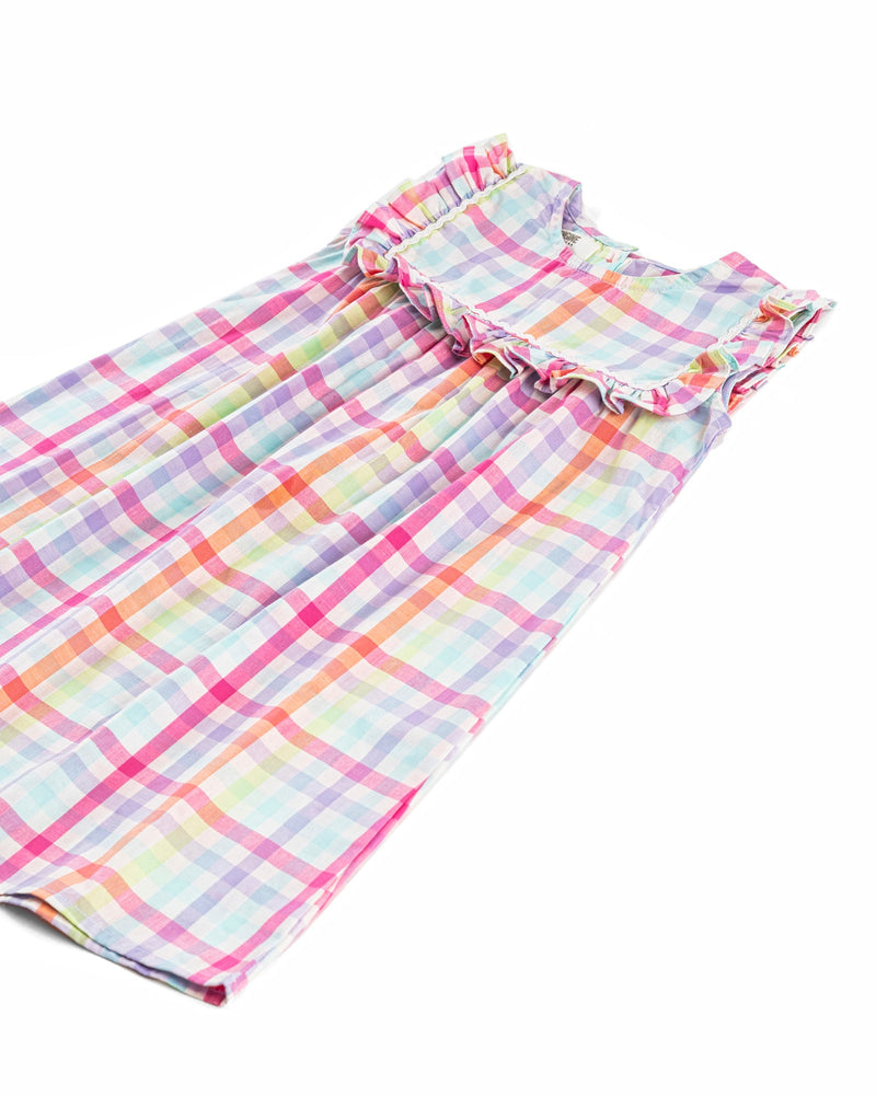 Girls Checkered Frill Top - Engine - Buy Now