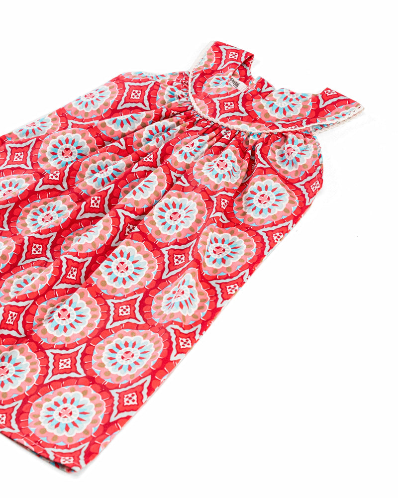 Girls Flared Printed Dress - Engine - Buy Now