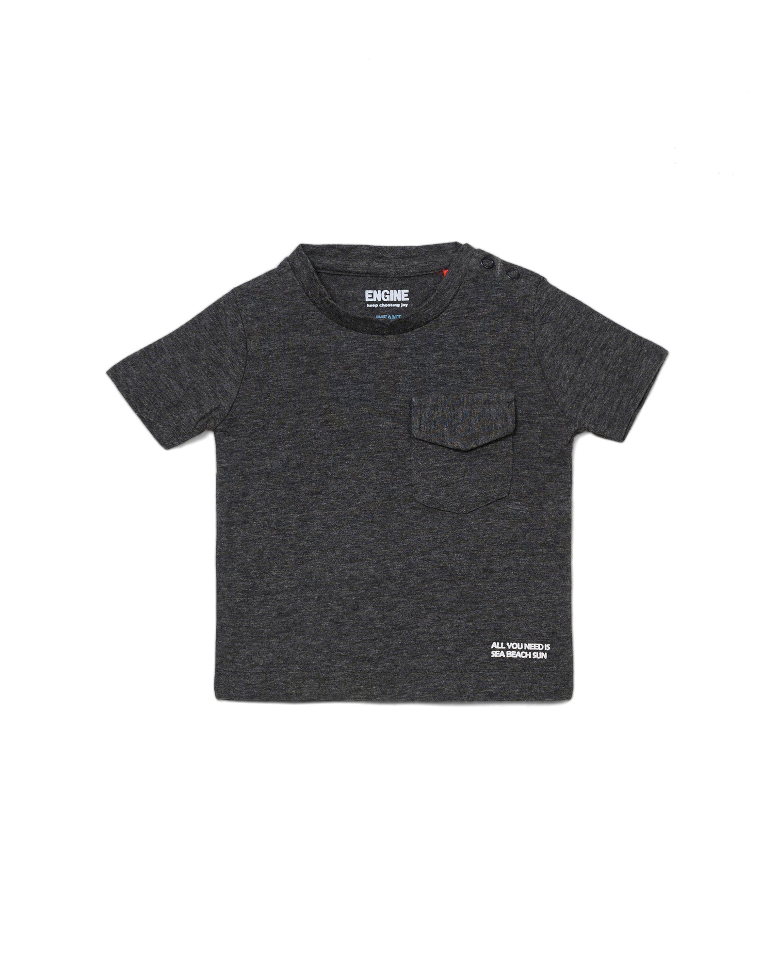 Crew Neck With Pocket For BOYS - ENGINE
