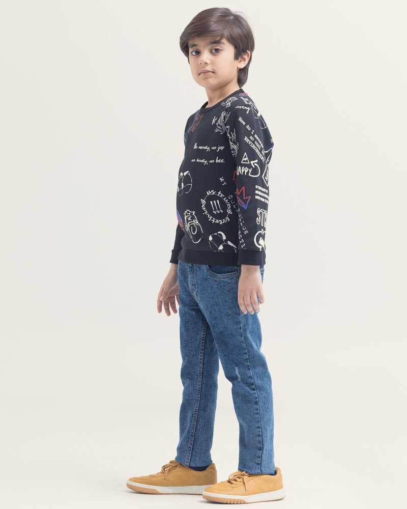 Boys Fashion Sweatshirt - Engine - Buy Now