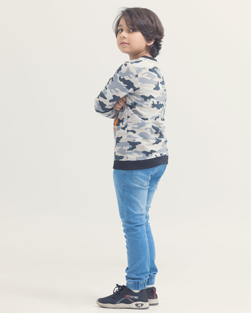 Boys Fashion Sweatshirt - Engine - Buy Now