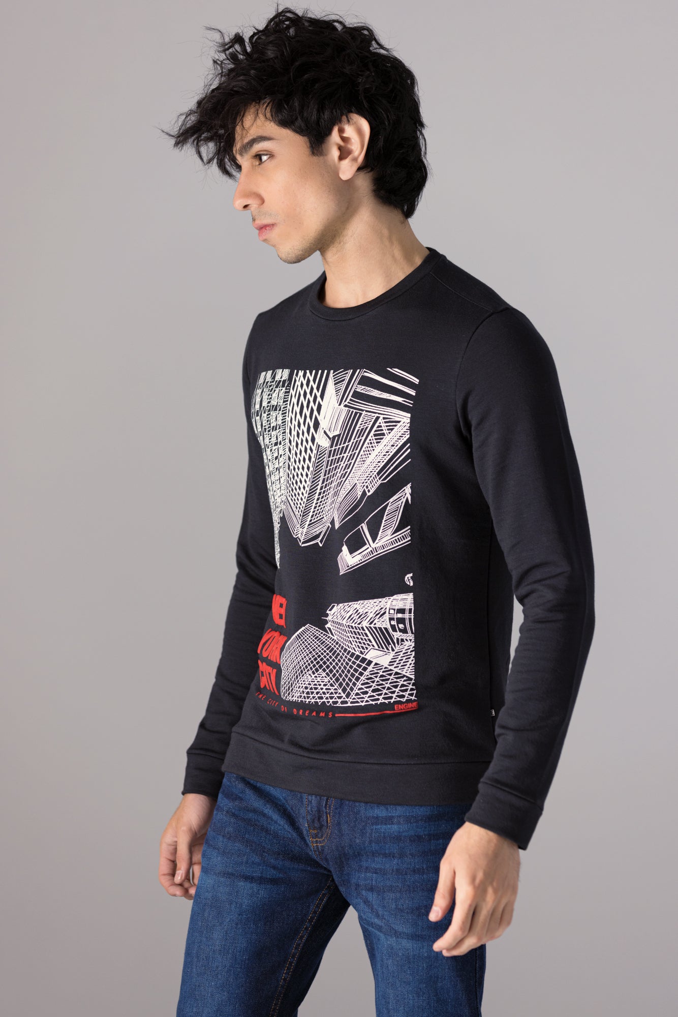 Nos  Fashion Sweatshirt For MEN - ENGINE