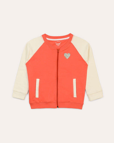 Girls Fashion Zipper Thru Upper